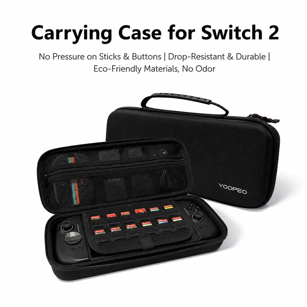 YOOPEO Carrying Case Storage Bag for Mobapad M12, NYXI Hyperion 3, Aolion J30 & Switch 2 Console Shockproof Protective Case