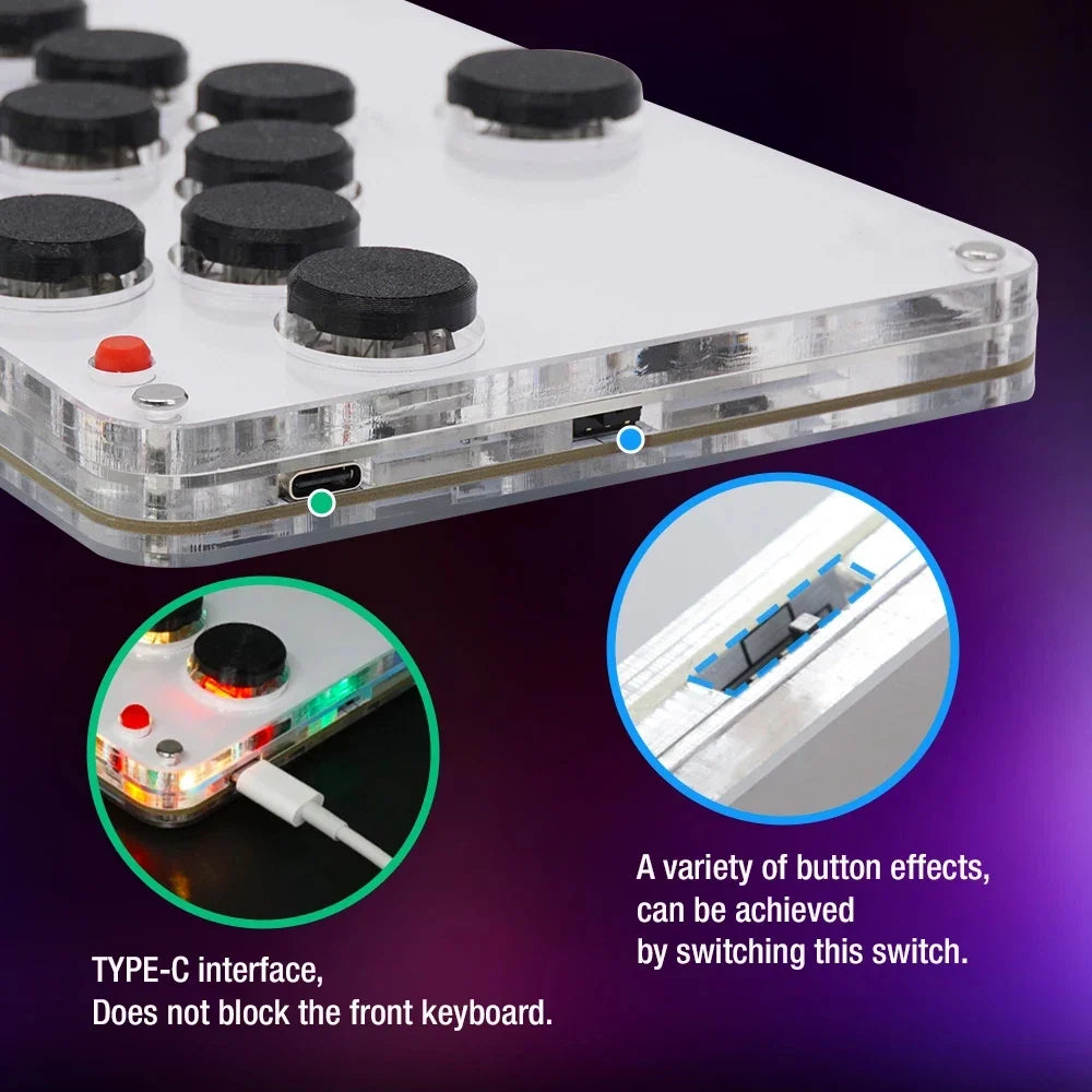 Sallybox SOCD Hitbox Controller for PC, Android, PS4, Switch