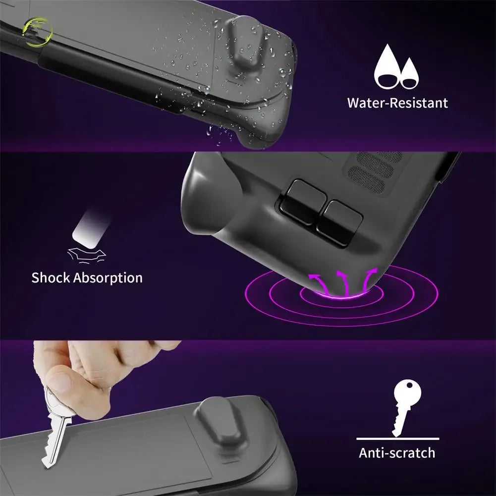 Steam Deck Protective Case Set with Removable Cover and Stand