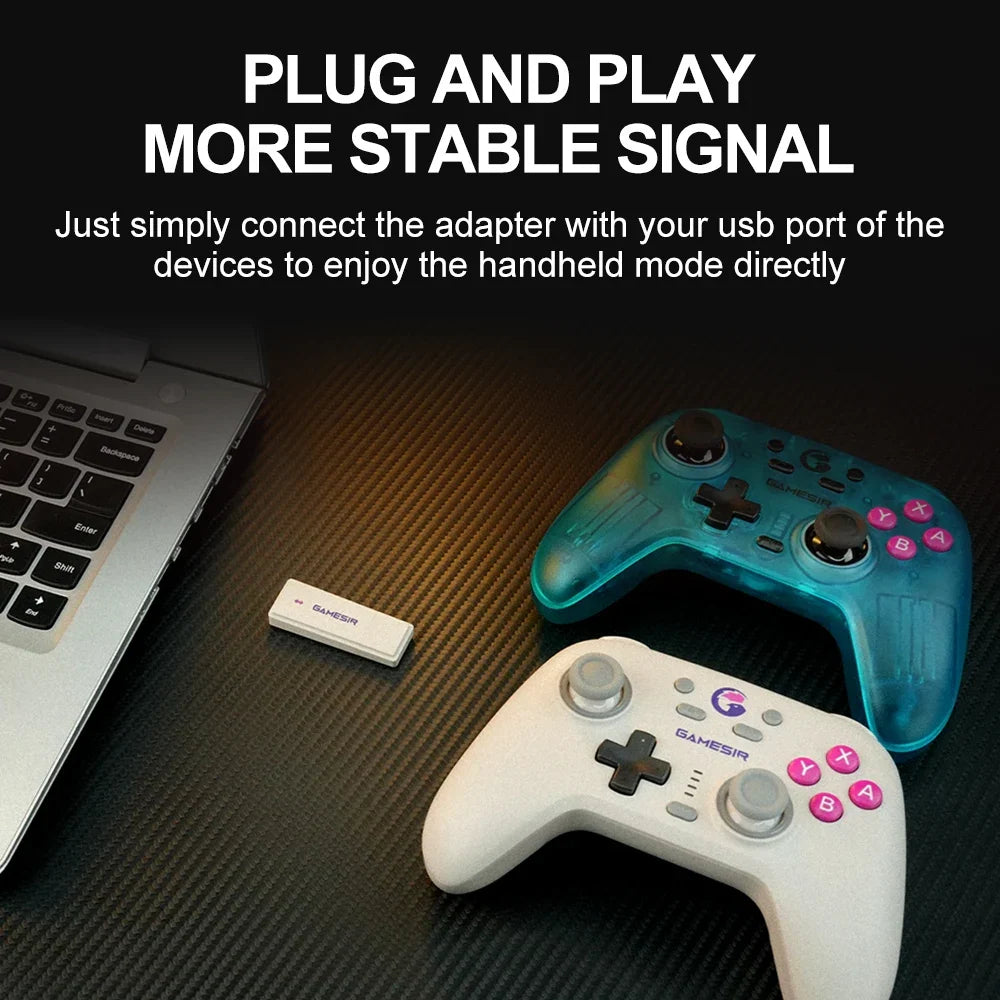 GameSir Controller Adapter for Nova 2.4g Wireless Receiver Gamepad Accessories PC Connection Plug and Play Stable Signal Design