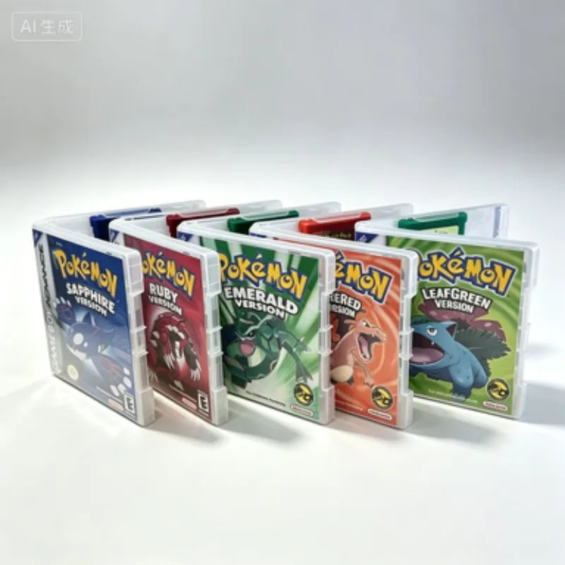 GBA 5-Game Reproduction Cartridge, Emerald, FireRed and More
