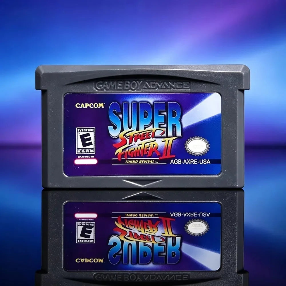 Entertainment English Version Super Street Fighter 2 GBA Game 32-bit Electronic Console Ink Cartridges Game Card DS NDSL USA/EUR