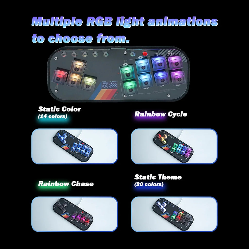Mini Hitbox V3 Fightstick for PC, PS3, PS4 and Switch