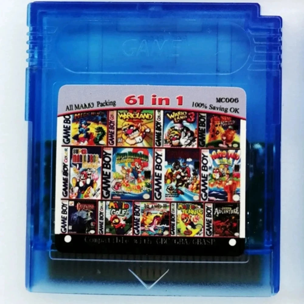 Pokémon Series 61/108-in-1 English Game Card for GBC/GBA/SP/GBM
