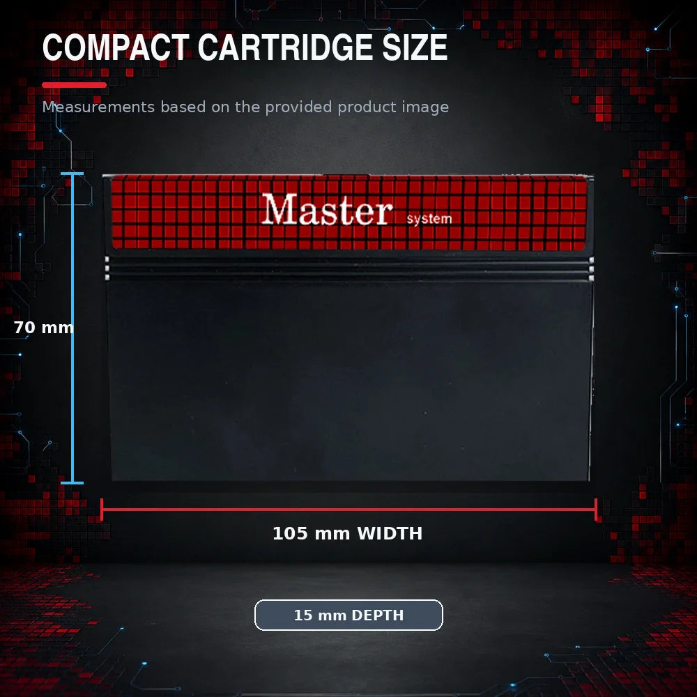 1400 in 1 Game Cartridge with 8GB MicroSD for Sega Master System