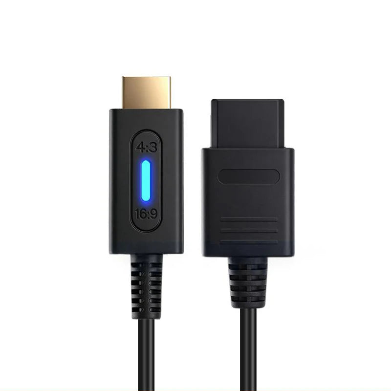 High quality For N64 NGC SNES SFC NEWFC SFC-JR Console 1080P Gold Plated HDMI Adapter Cable HD Video Conversion Accessory