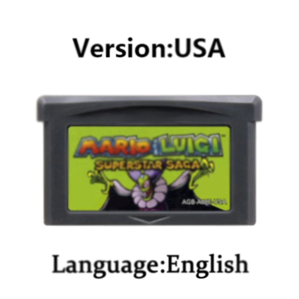 EUR Version GBA Game Cartridge 32 Bit Video Game Console Card Series Super  Wario Land4