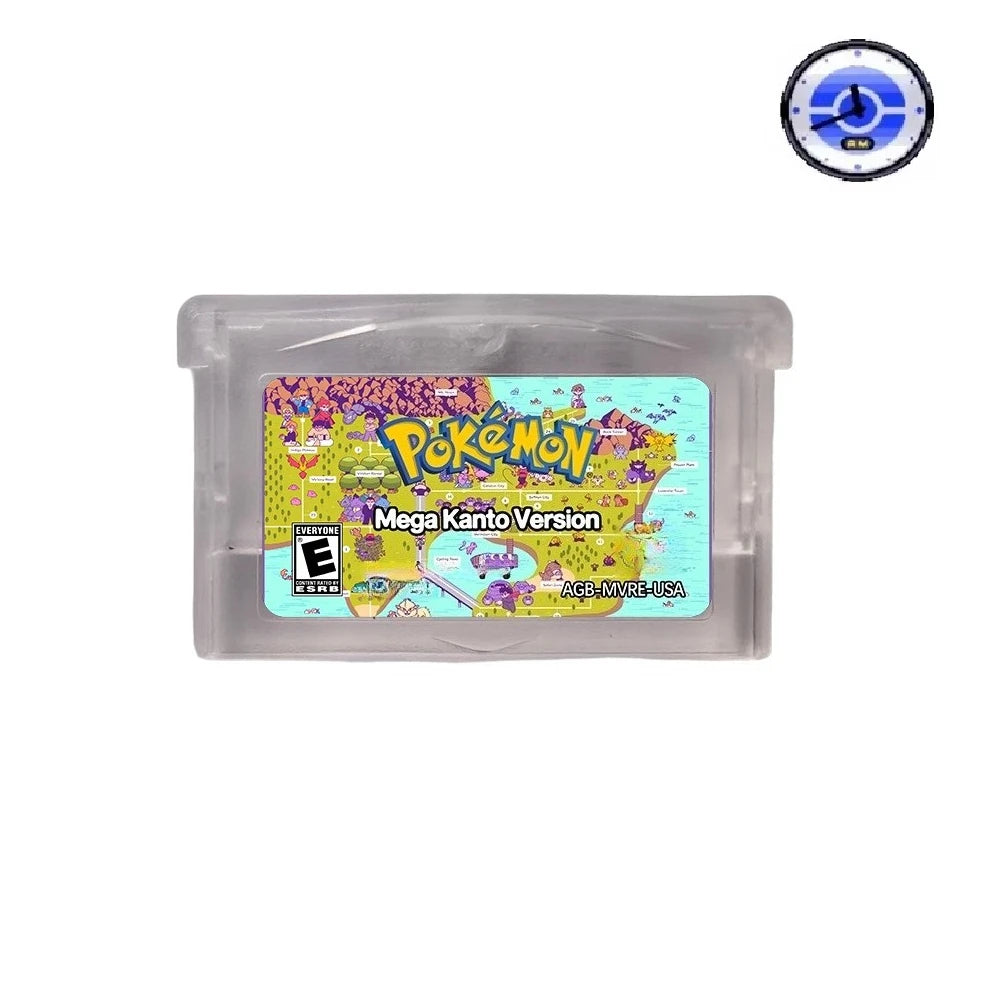Pokémon GBA RTC Reproduction Cartridge, English Game Versions