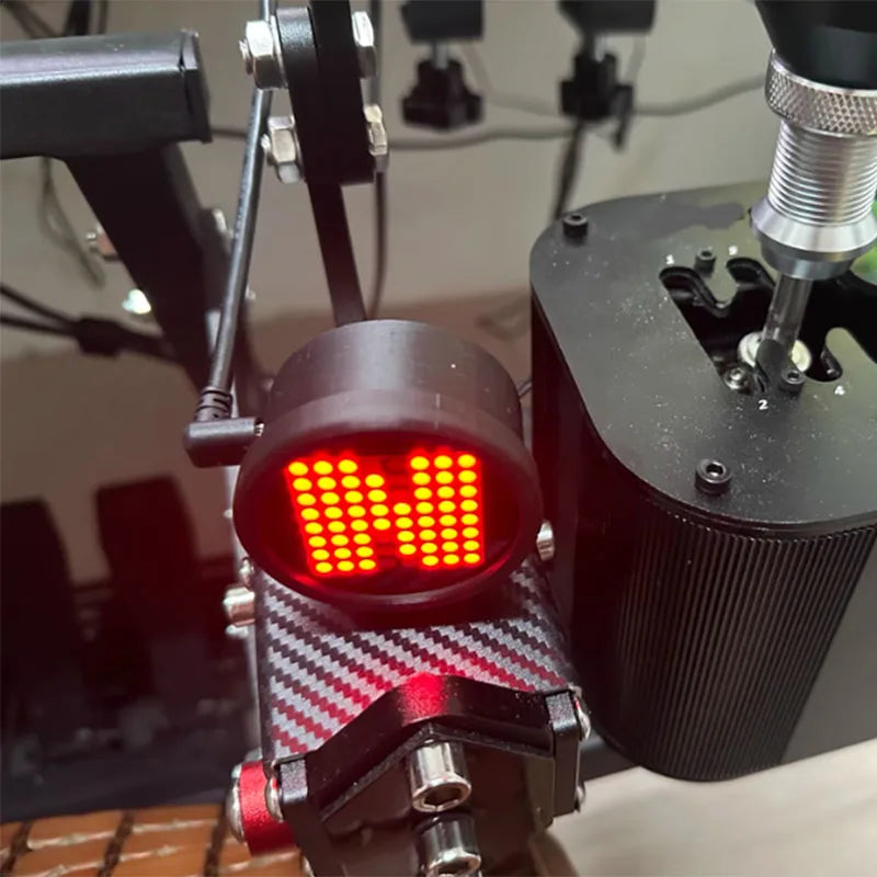 SimHub Racing Dashboard Gear Lights Display for MOZA