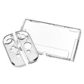 DATA FROG TPU Soft Transparent Shell Protective Case Clear Frame Protector For Switch Oled Game Console Accessories
