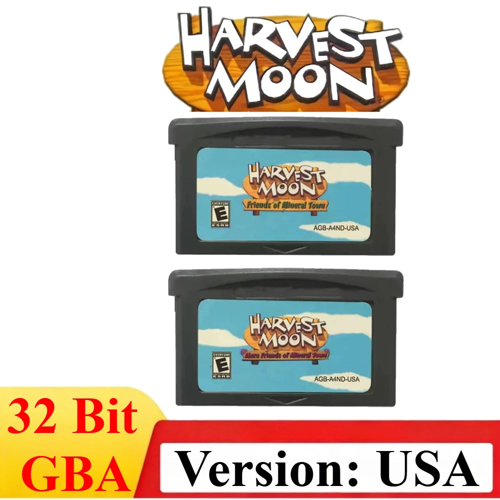 Harvest Moon GBA Cartridge, Friends of Mineral Town Games