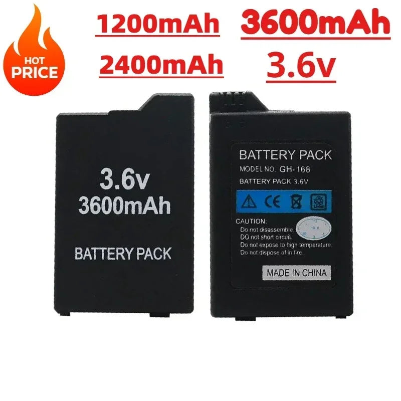 Replacement Battery for Sony PSP-2000 PSP-3000 3.6V 3600mAh