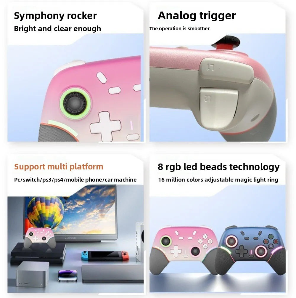 X9 Wireless Bluetooth Gamepad for Switch, PC, Android and iOS