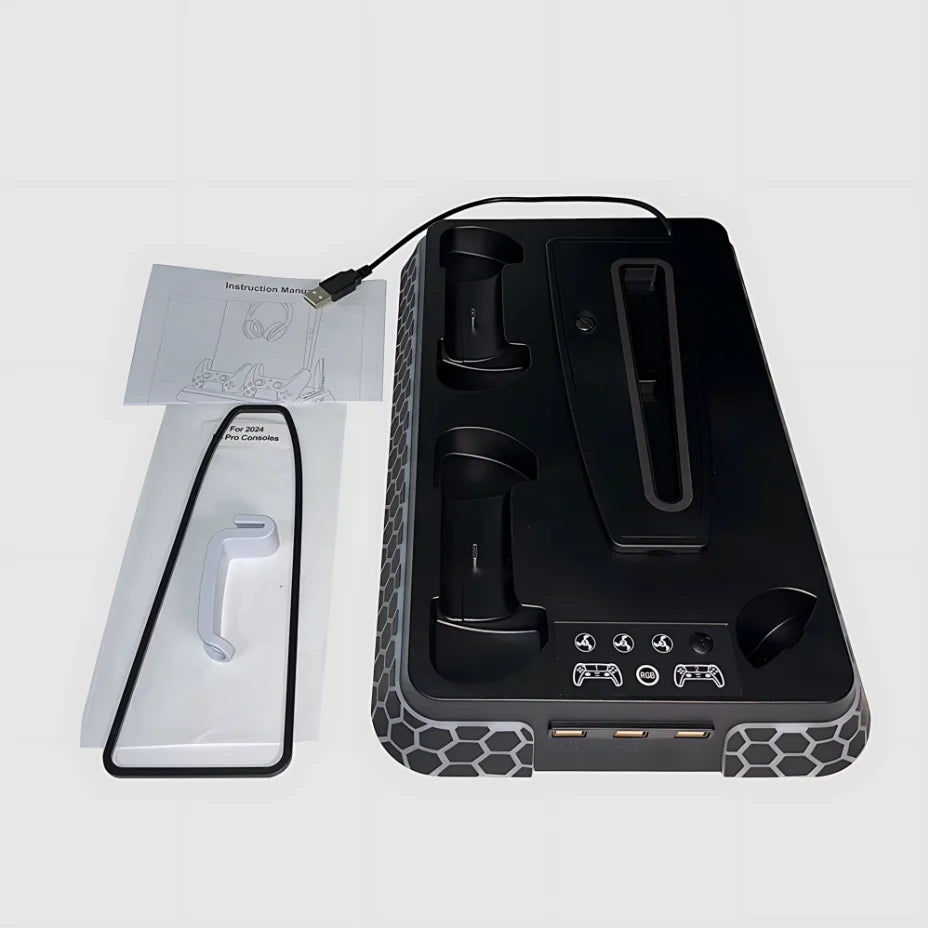 ipega YH66S Cooling Stand for PS5, PS5 Slim & PS5 Pro with RGB
