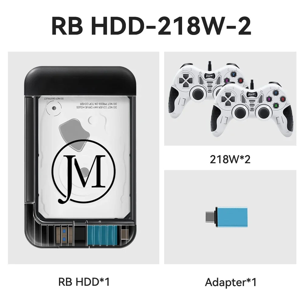 Retro Game HDD for PC, Up to 110000 Games, PS2/PS3/PSP Emulators