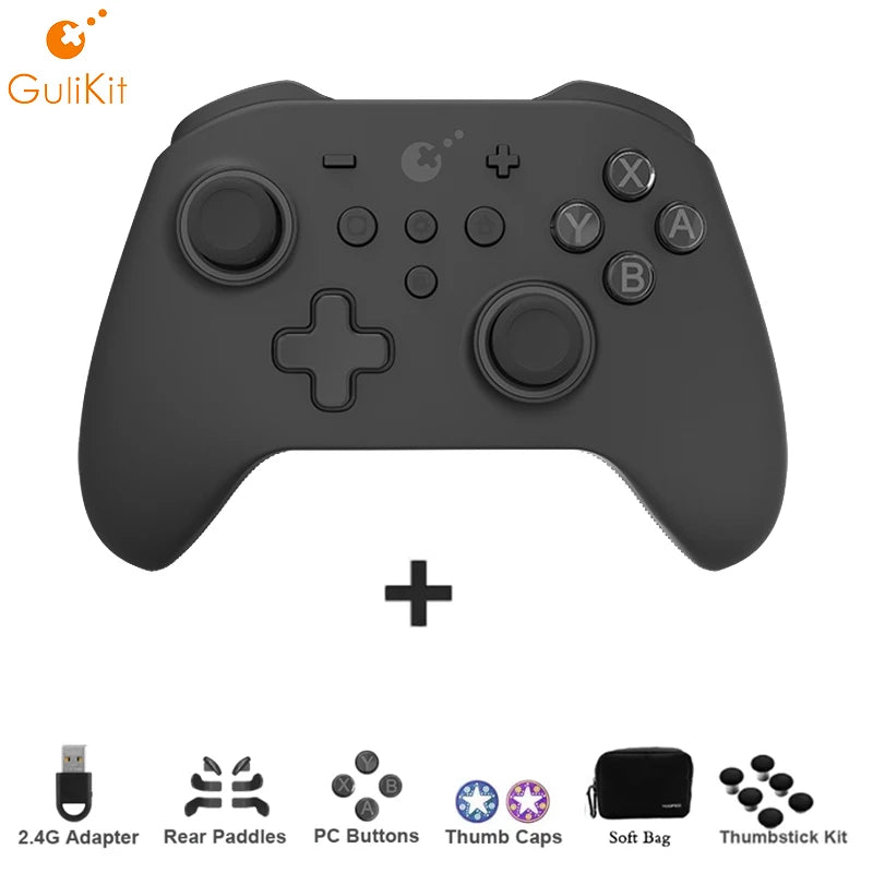 GuliKit KK3 MAX Controller NS39 KingKong 3 Gamepad with Hall Effect Joysticks & Triggers for Windows Nintendo Switch Android iOS