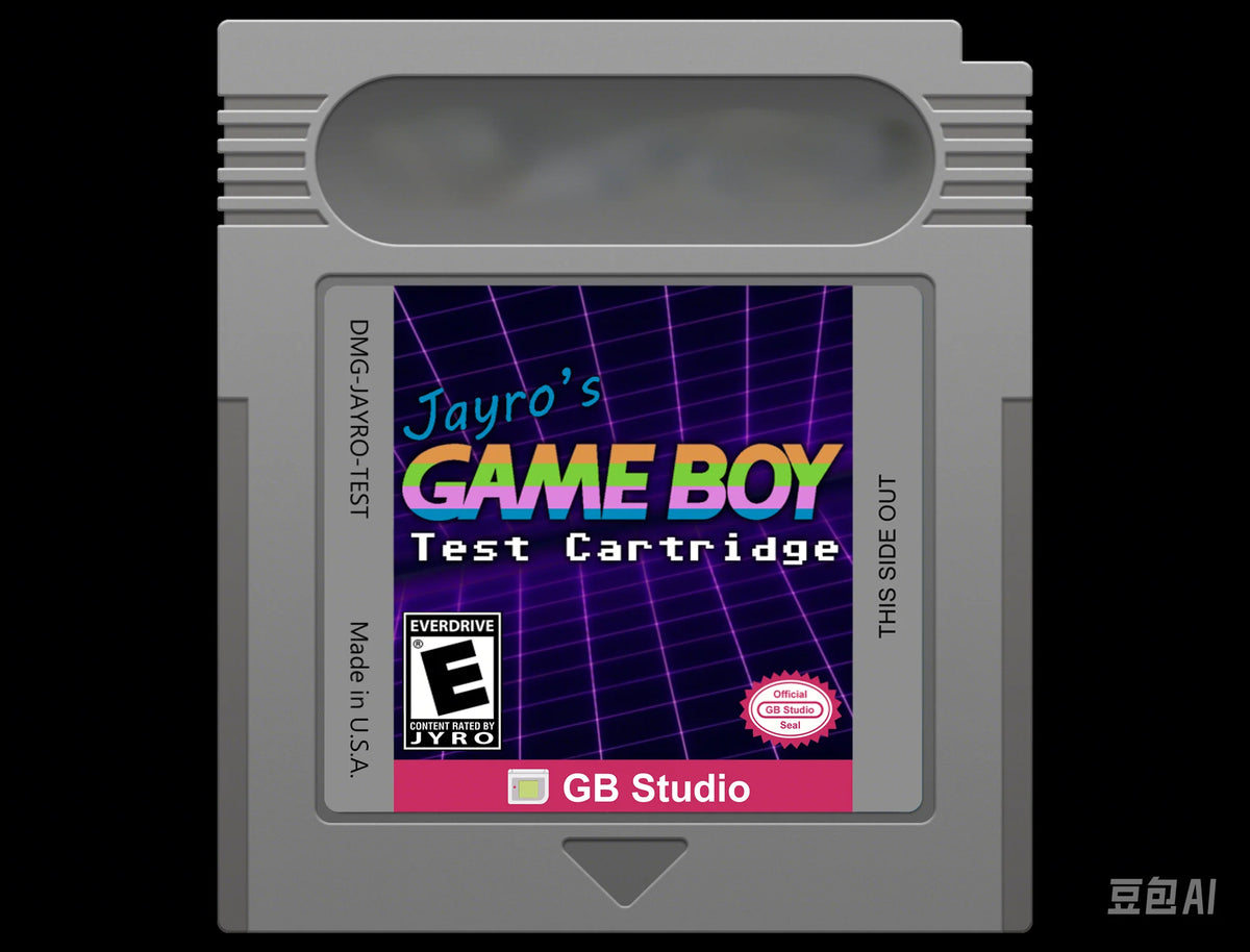 Game Boy Test Cartridge for GBC and Classic Game Boy