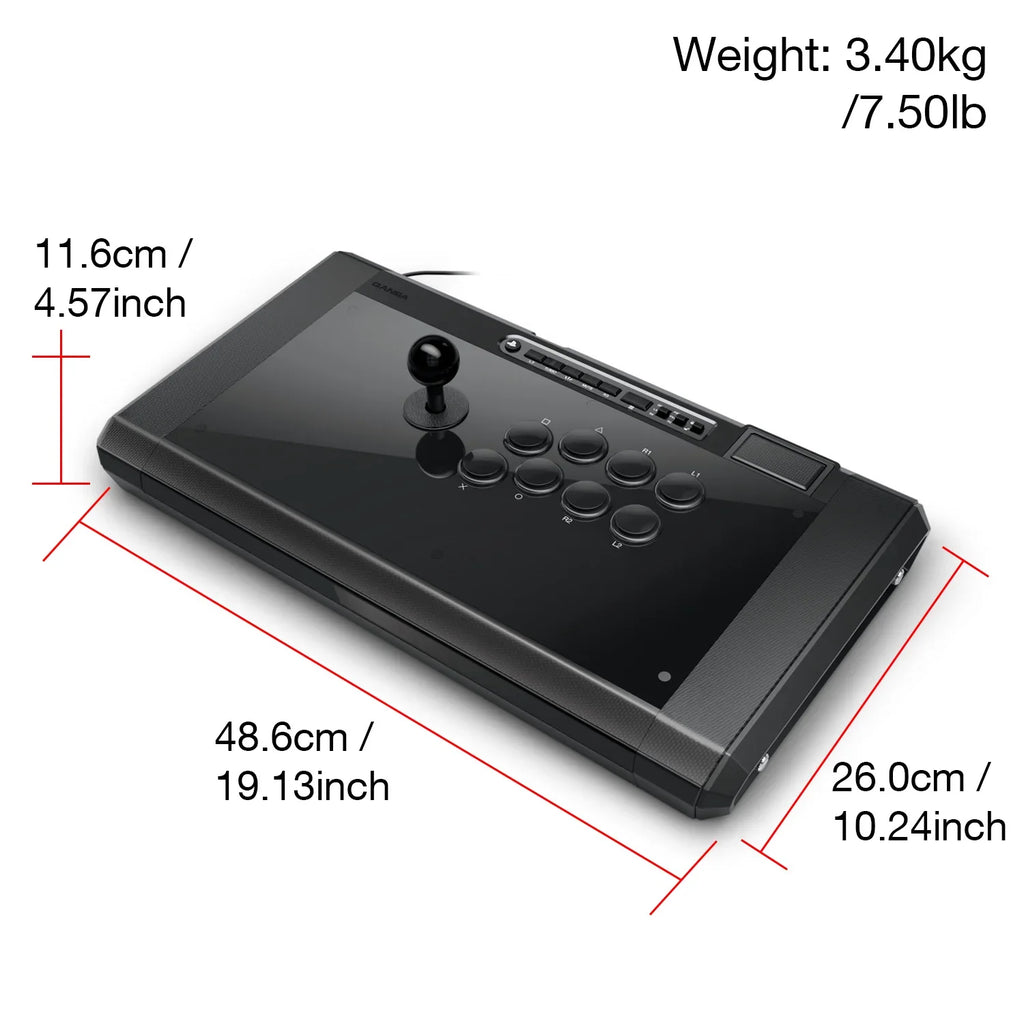 QANBA Q7 Obsidian 2 Arcade Joystick Fighting Stick for PS4/PS5/PC