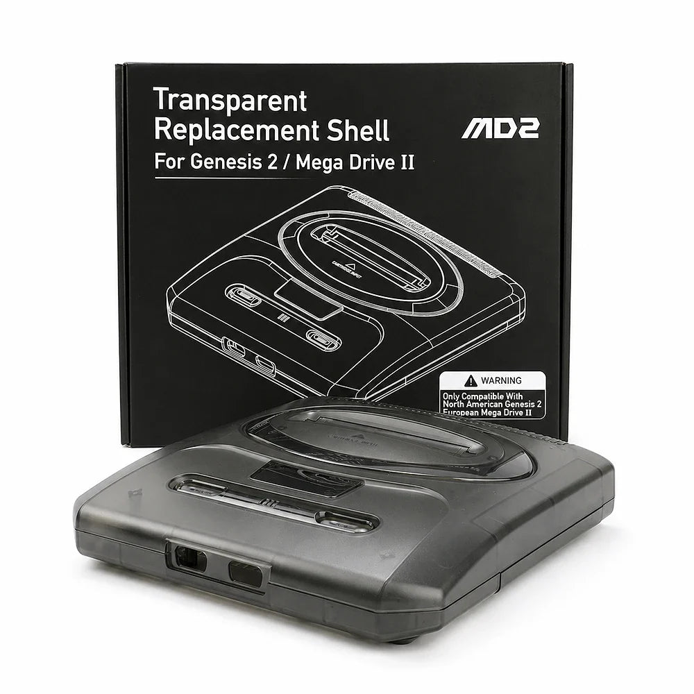 LinkRetro Mega Drive II / Genesis 2 Transparent Shell