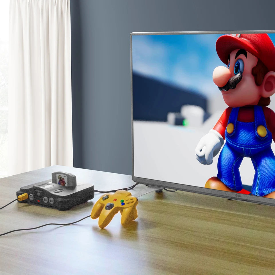 N64 To HDMI-compatible Converter Game Adapter For Nintend N64 / SNES Plug And Play 1080P Adapter Nintendo 64 To HD Converter