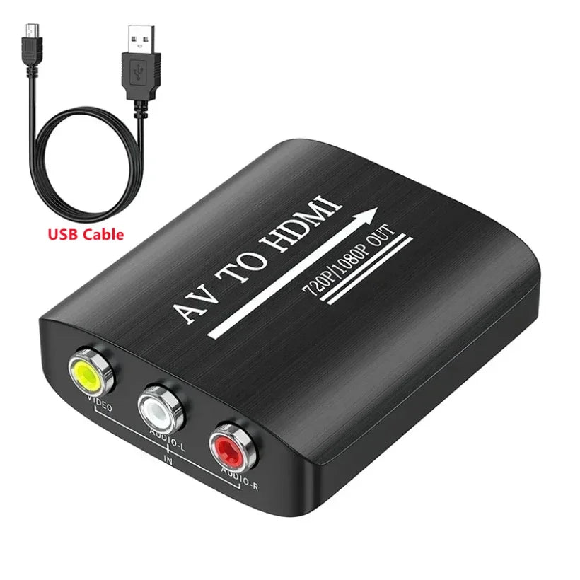 AV to HDMI Converter for Wii PS2 N64 and Retro Consoles