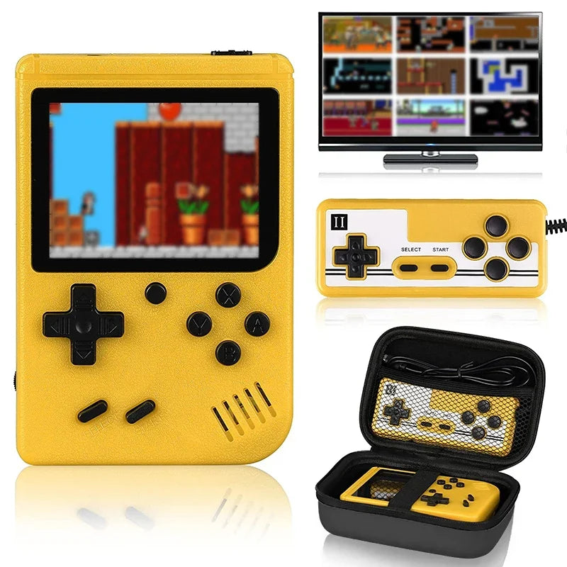 Handheld Game Players Retro Handheld Game Console Built-in 400 FC Games 3.0 Inch LCD Screen Video Game Player Kids Boys Gift