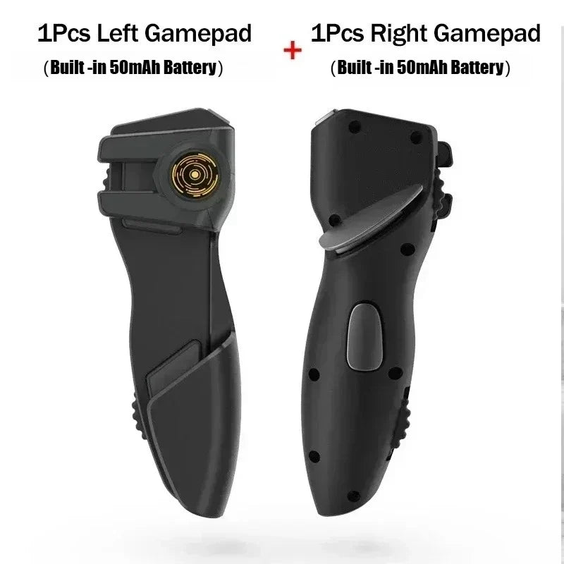 MEMO AK-PAD8K 6 Finger Gamepad Joystick Button Controller Aim Shooting L1R1 Game Trigger Handle for IPad IOS Android Tablet PUBG