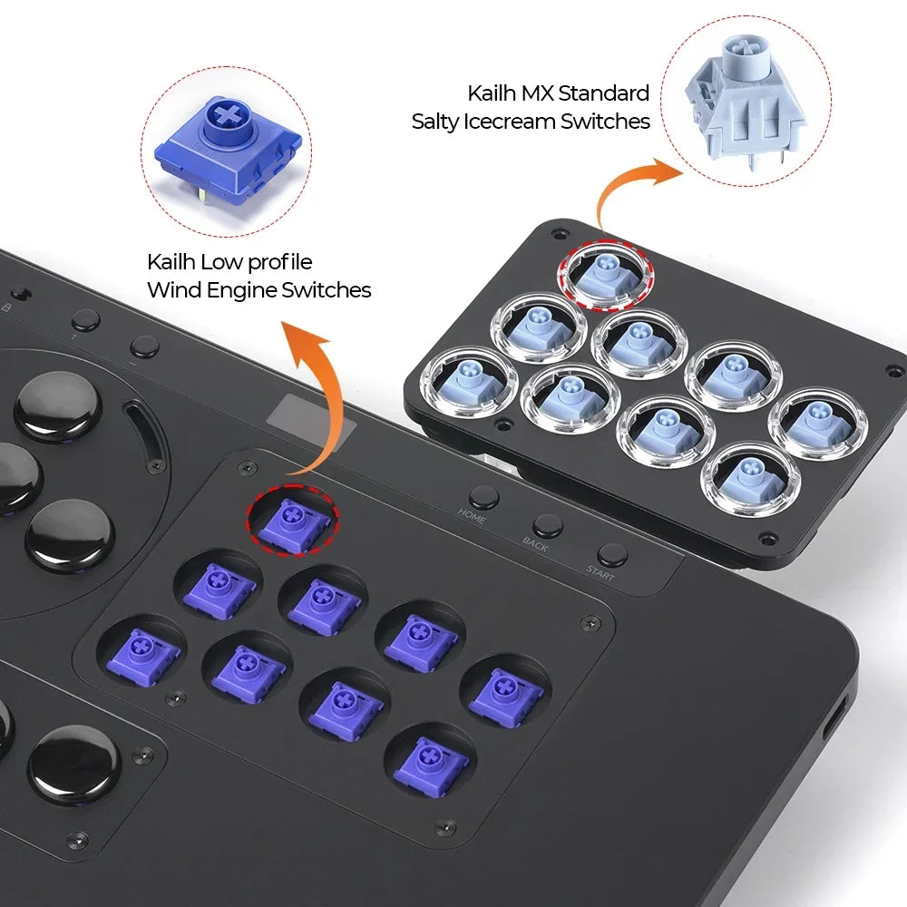 Haute42 HautePad X Leverless Hitbox Controller PC/PS4/PS5/Switch