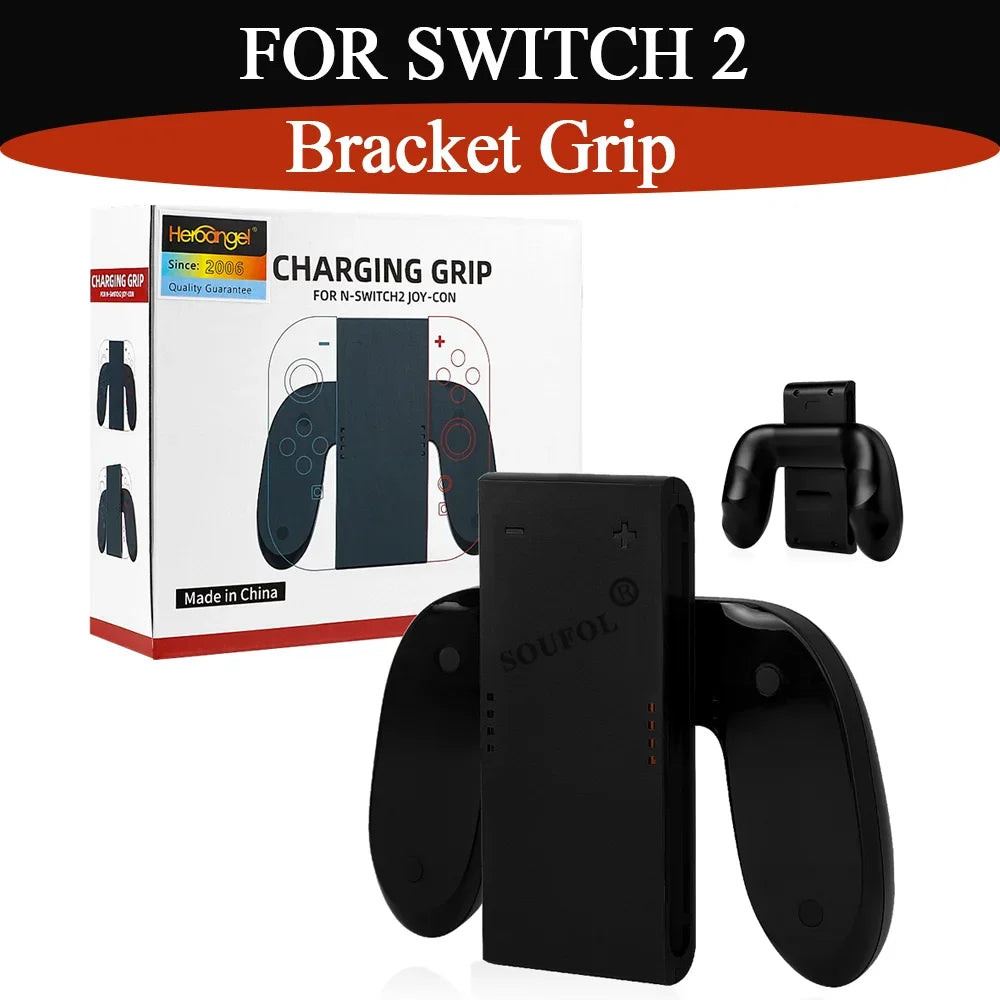 Bracket Grip for Nintendo Switch 2 Joy-Con, No Charging