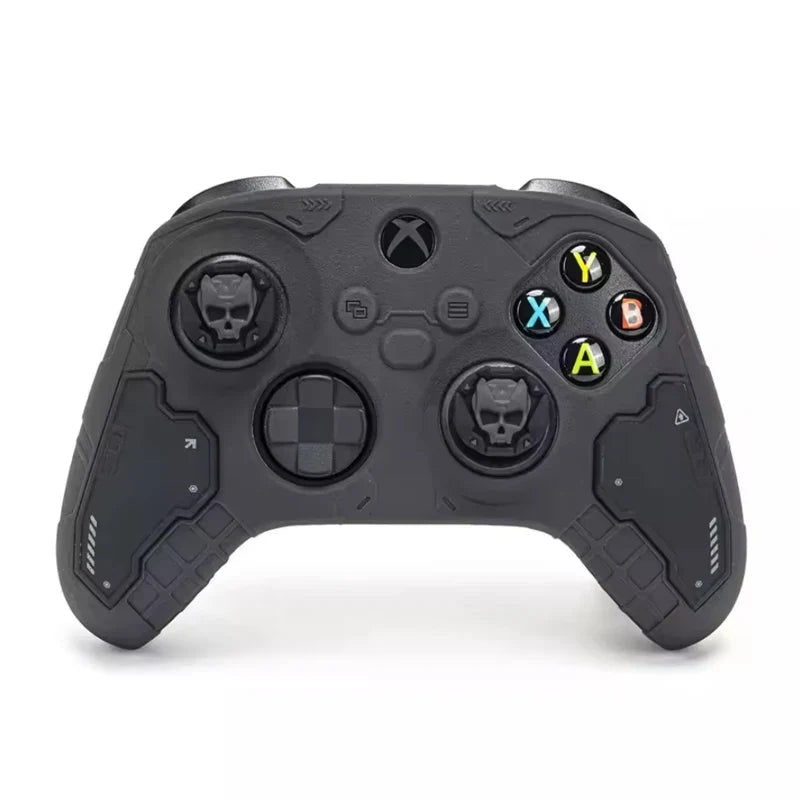 Tactical Mecha Matte Silicone Soft Protector Skin For Xbox Series X/S Game Controller Case XSX XSS Thumb Stick Grip Cap Cover