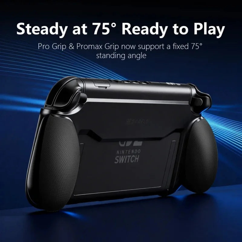 Ergonomic Silicone Grip for Nintendo Switch 2 2025 Non-Slip Replaceable 3 Sizes Grip Shell Dock Kickstand Friendly Handheld Gami