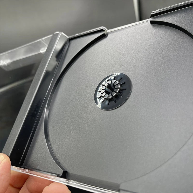 1PC For PS1 PlayStation 1 High Quality Game Disc Storage Shell Cover Transparent Plastic Single Disc Storage Bracket Box Case