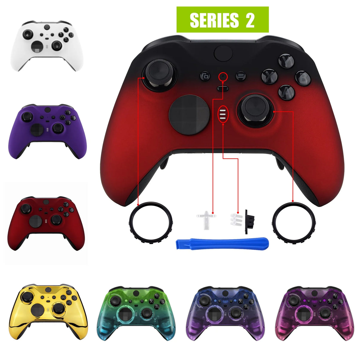 eXtremeRate Faceplate Shell for Xbox One Elite Series 2 1797