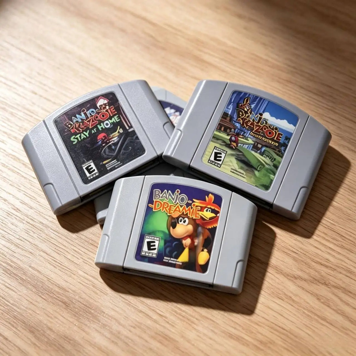 N64 USA NTSC Version 64 Bit Console Video Games Cartridge BANJO Series DREAMIE JIGGIES KAZOOIE TOOIE Hobby Collection Gift Toys
