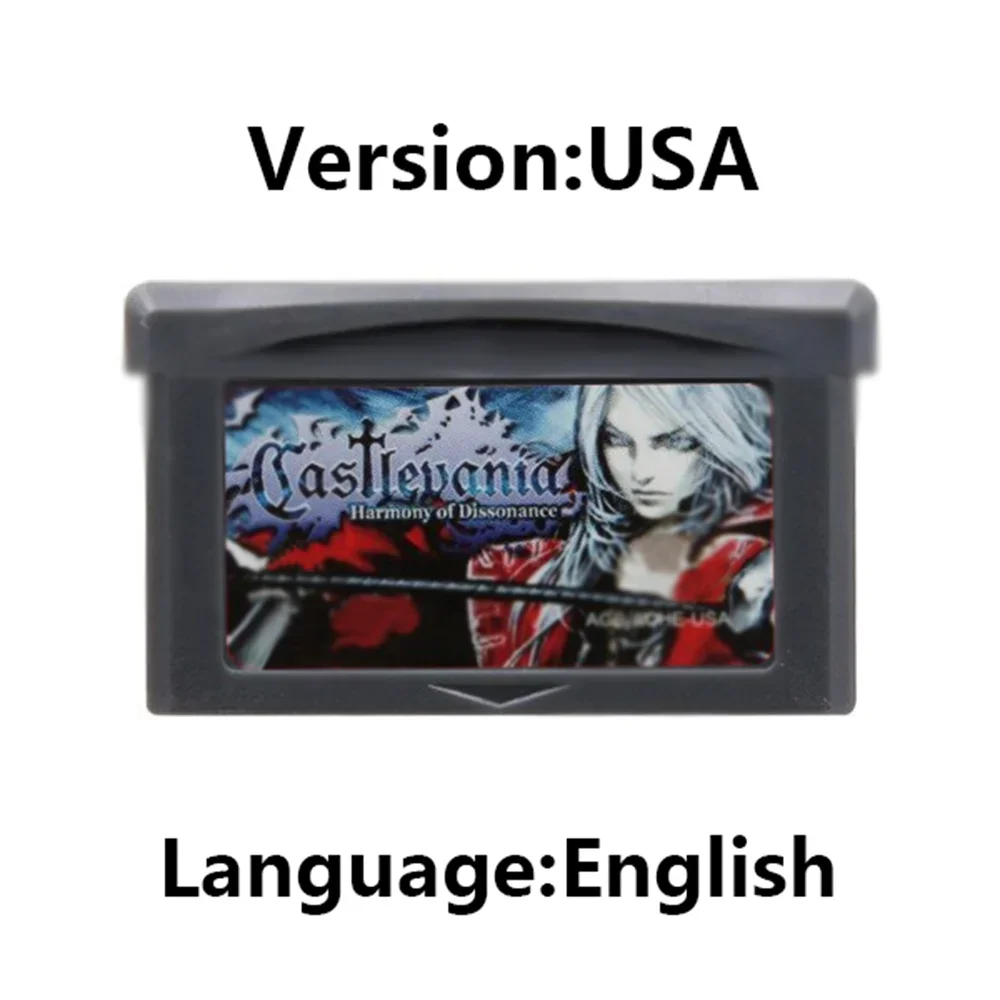 Castlevania Game Cartridge for GBA SP and Nintendo DS