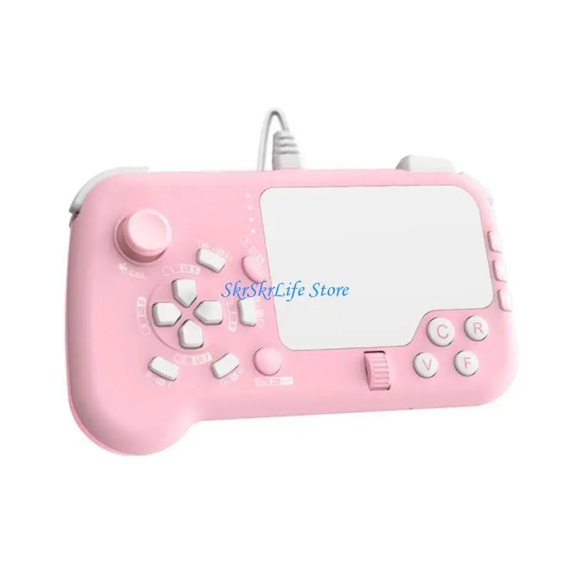 E65E Gaming Controller, PC Gamepad with Large Trackpad, USB