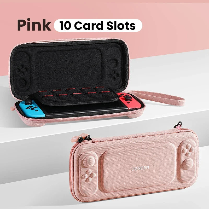 UGREEN Storage Bag for Switch OLED/Lite, 10 Game Card Slots