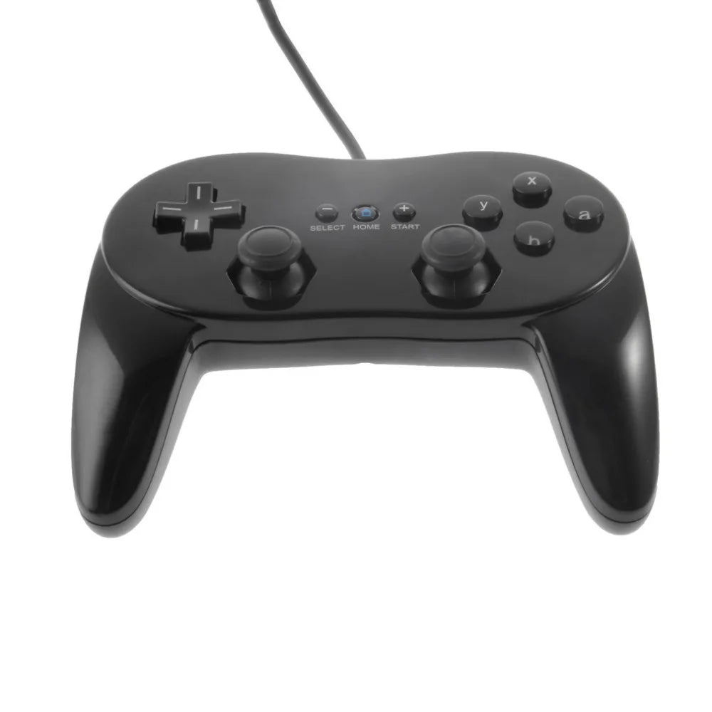 Classic Wired Game Controller for Wii Remote, White or Black