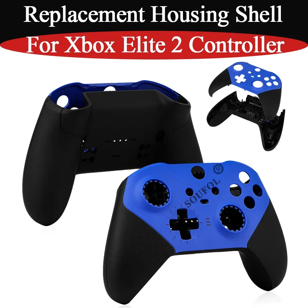 New 3color Stylish Housing Face Back Case For Xbox Elite2 Replacement Top Bottom Cover Shell For Xbox Elite2 Controller Accessor