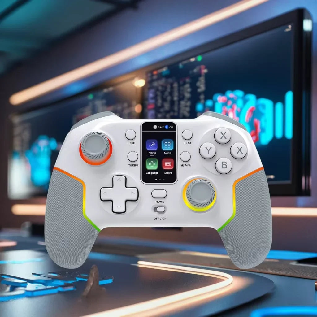 7052P Wireless Controller with Intelligent Screen, Hall Joysticks