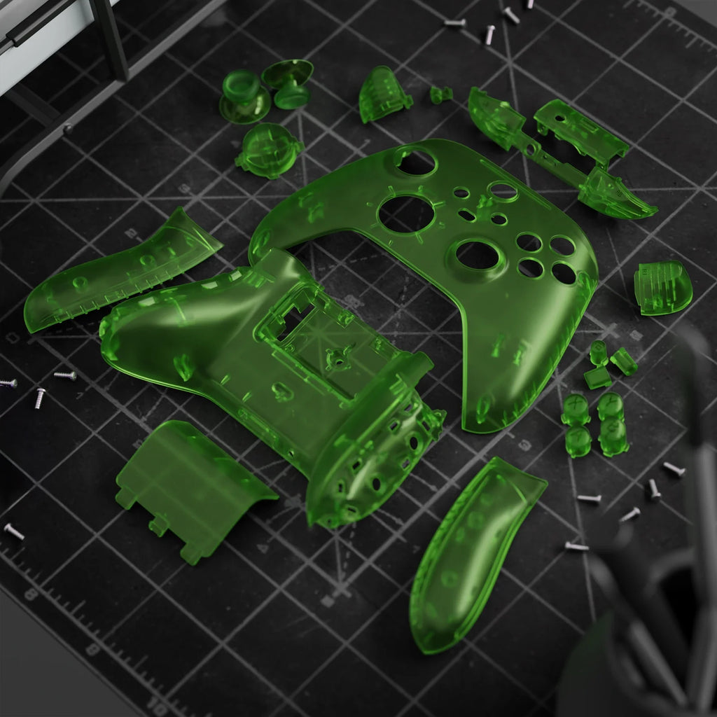eXtremeRate Transparent Full Shell for Xbox Series X/S Controller