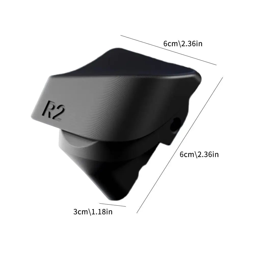 R36S Back Button Accessories, 4Pcs 3D Printed Black Plastic