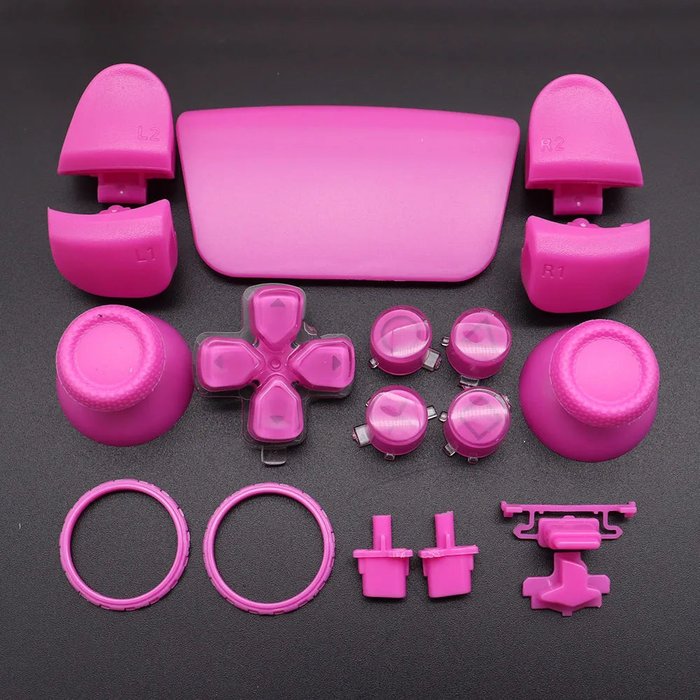 Replacement Buttons Set D-Pad L1 R1 L2 R2 Trigger Button Key Accent Ring For PS5 V3 3.0 BDM-030 Controller