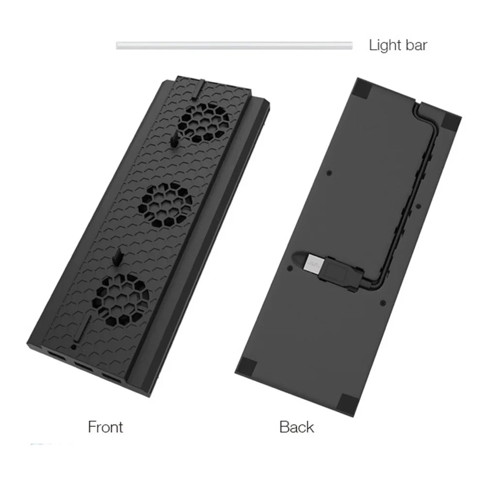 Cooling Dock for Xbox One X with 3 Fans and 3 USB 2.0 Ports
