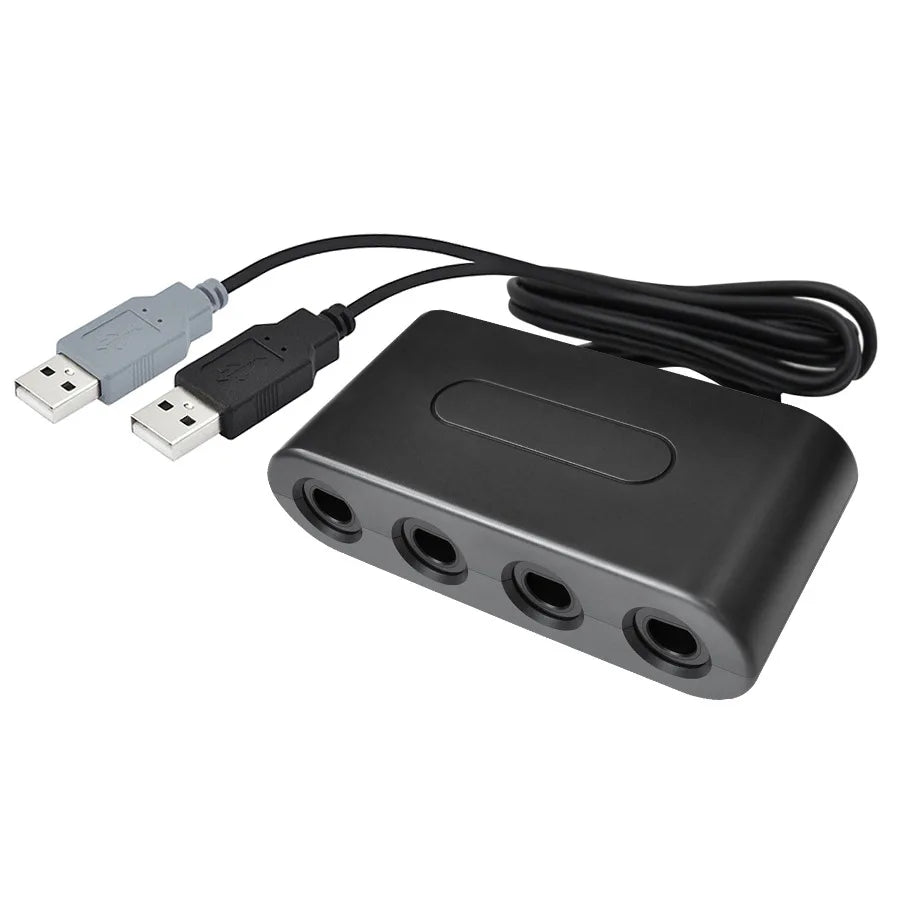 4 Ports Game Converter for GameCube GC Controller USB Adapter for Nintend Switch NGC/Wii u/PC Star Fighting Support