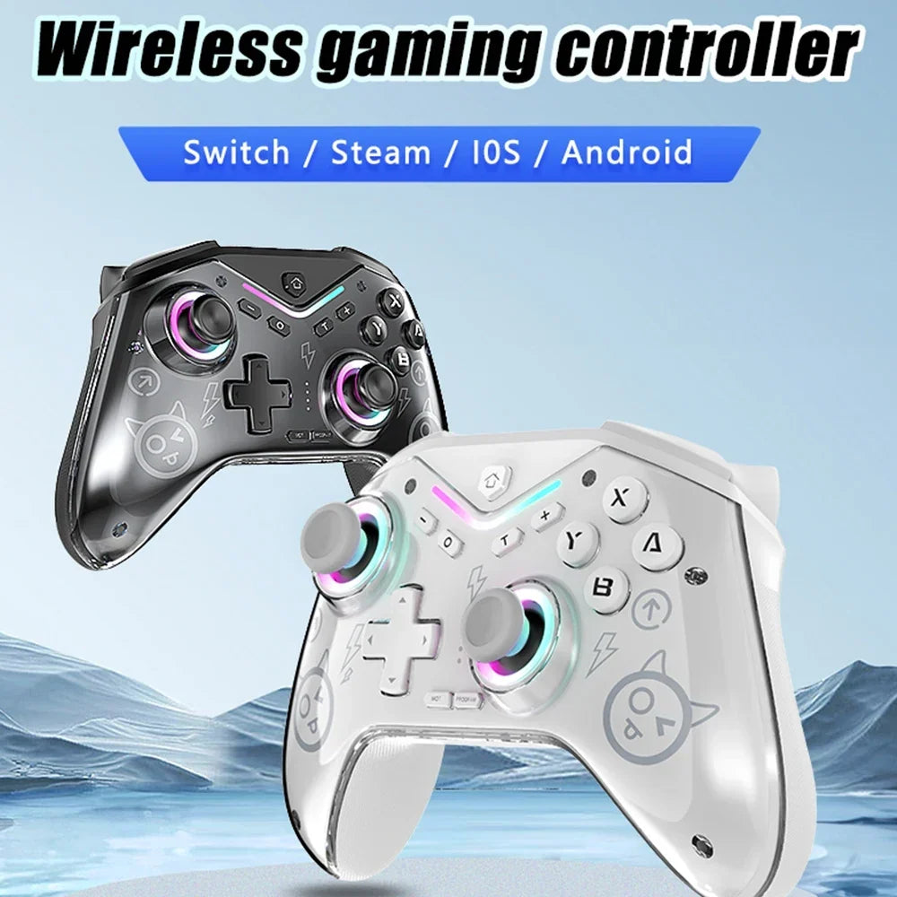 CM-619 Wireless Controller for Switch, PC, Android & iOS, RGB
