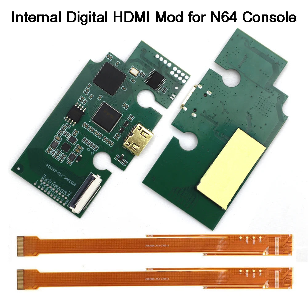 Internal Digital HDMI TV kit For N64 High Definition Game Video PCB Mod with OSD Menu 8 color models