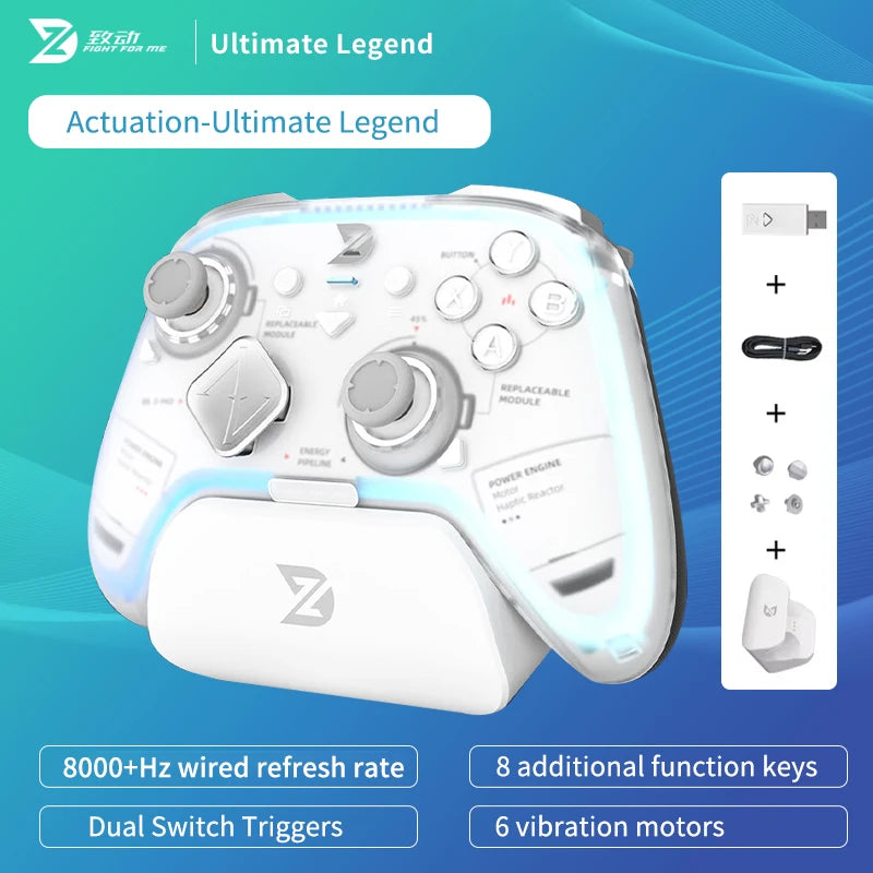 ZD Ultimate Modular Wireless Controller for Switch, PC, Phone