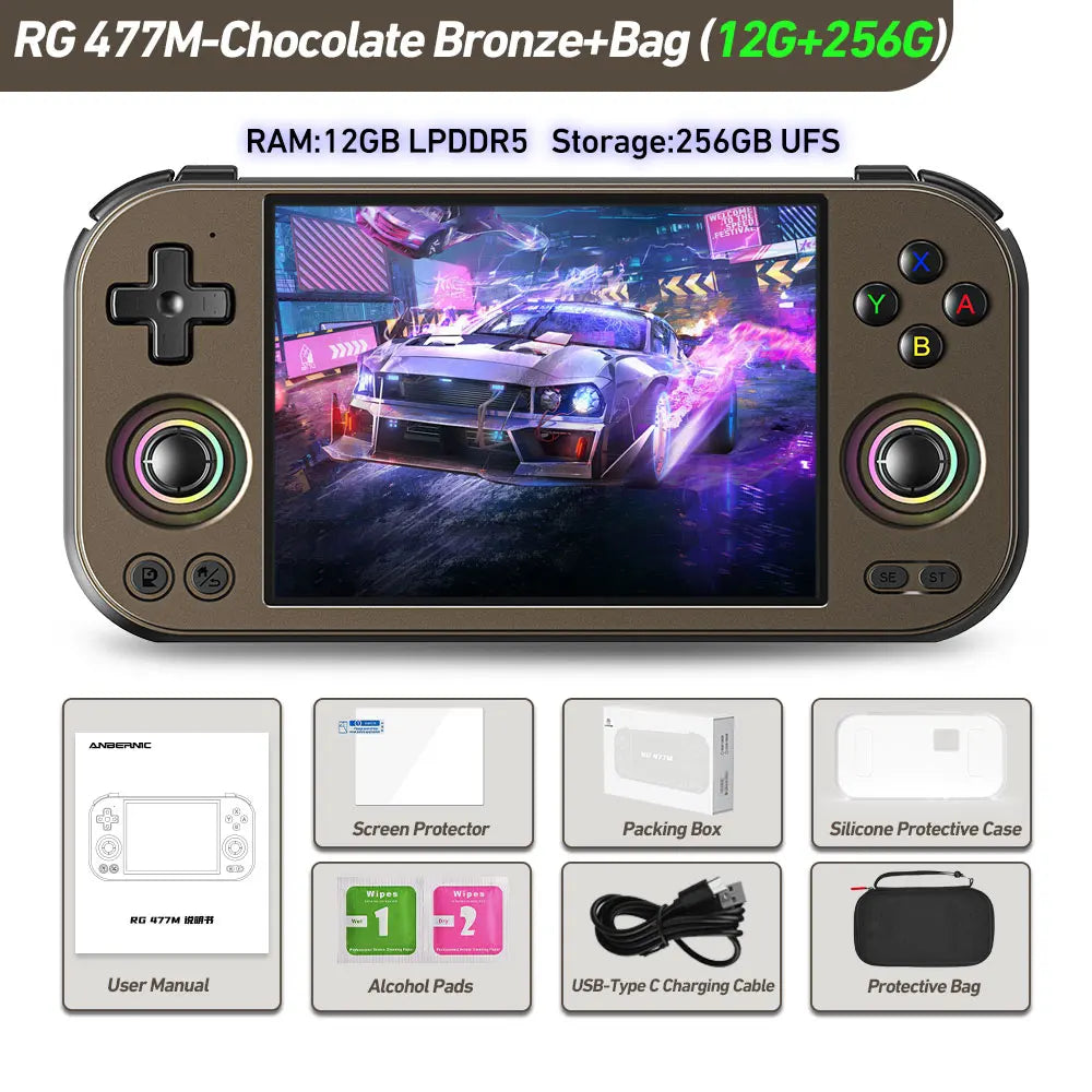 Anbernic RG 477M Android Handheld, 4.7-inch LTPS, Dimensity 8300