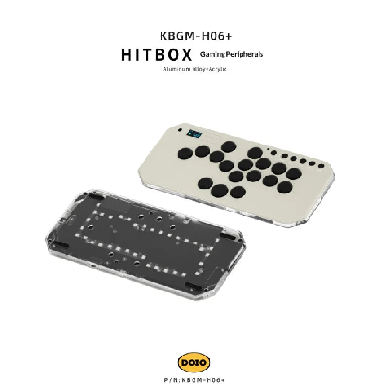 Ps5 Controller Accessories Doio Hitbox Wireless Aluminum Alloy Mechanical Switch Game Keypad Kbgm H06 Stickless Arcade Fighting